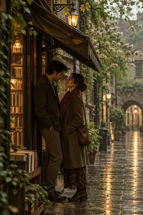 《下雨天》短剧封面，都市情感题材